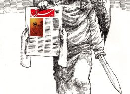 Cartoon (24): Ominous Justice for Shargh Newspaper