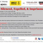 Event in New York – Iran: Silenced, Expelled, & Imprisoned