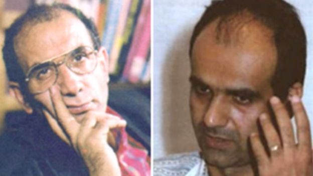 Mohammad Mokhtari(left) and Mohammad Jafar Pouyandeh were murdered in the fall of 1998.