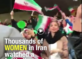Women in Iran Make History as Thousands Attend Football Game