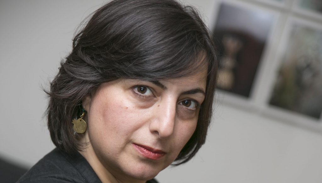 Asieh Amini, journalist and women’s rights activist. Photo by Javad Montazeri.