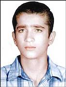 Behnam Zare, an executed juvenile
