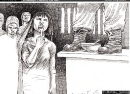 Cartoon 30: Women Prisoners, Dignity and Hunger Strike