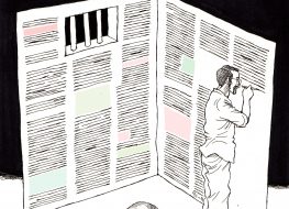 Cartoon 42: Iranian Journalism Behind Bars