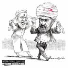 Cartoon 107: Ali Motahari Attacked in Shiraz