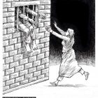 Cartoon (109): Political Prisoners & Families Celebrate Nowruz, Not!